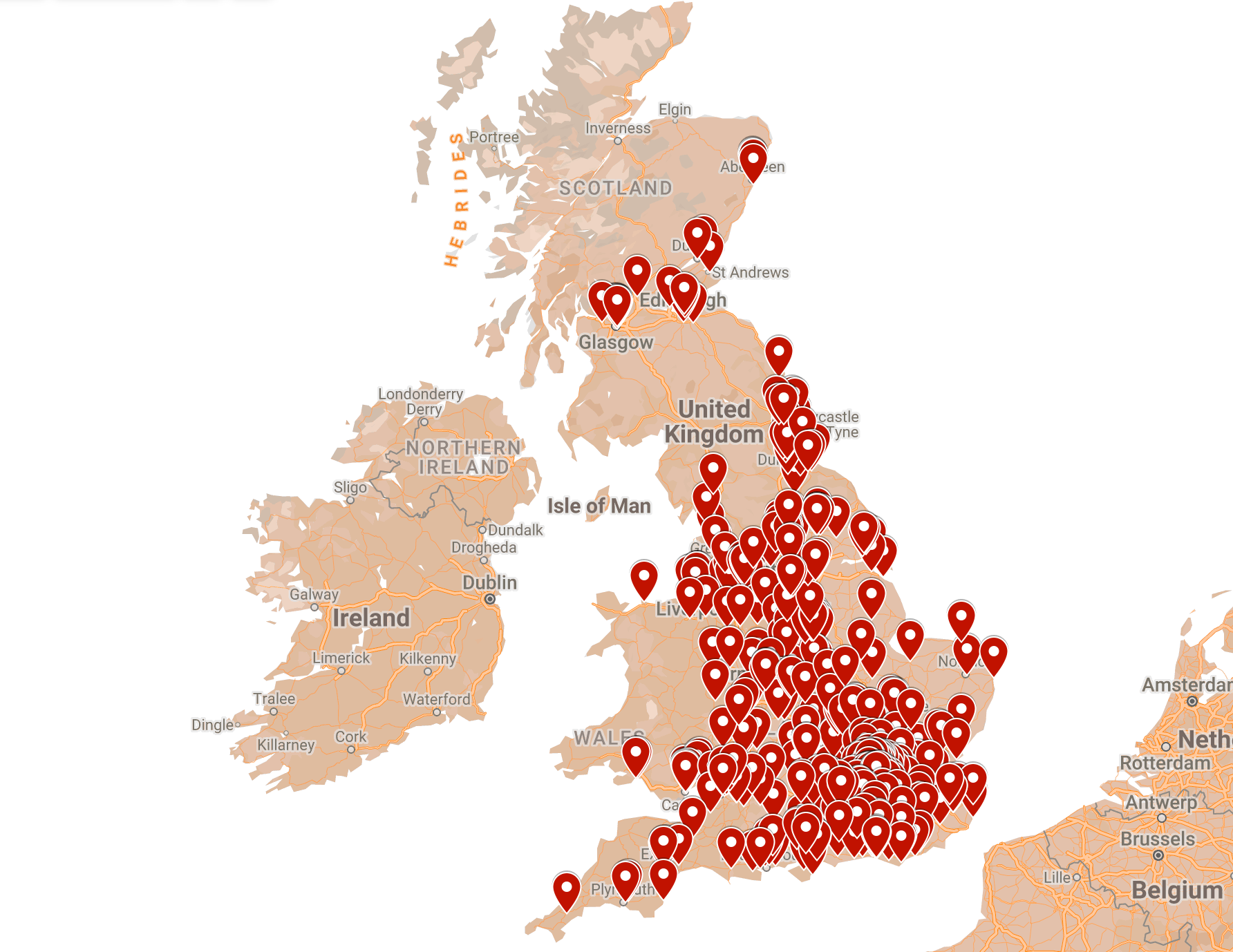 Sainsbury’s Map 